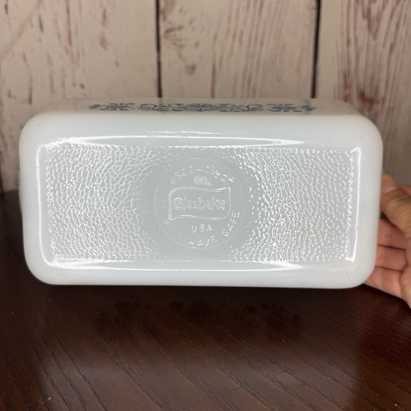 GLASSBAKE Casserole Glass Pan Loaf Pan Loaf Bread or Meat Loaf  Vintage GUC - Picture 13 of 16